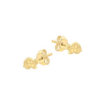 9ct Yellow Gold Tortoise Stud Earrings