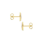 9ct Yellow Gold Enamel Cupcake Stud Earrings