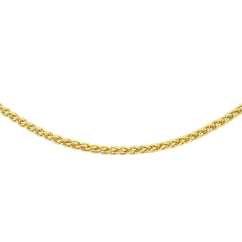 18ct Yellow Gold Spiga Chain — 1mm main image