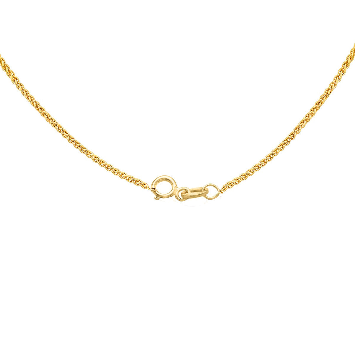 18ct Yellow Gold Spiga Chain — 1mm detail image