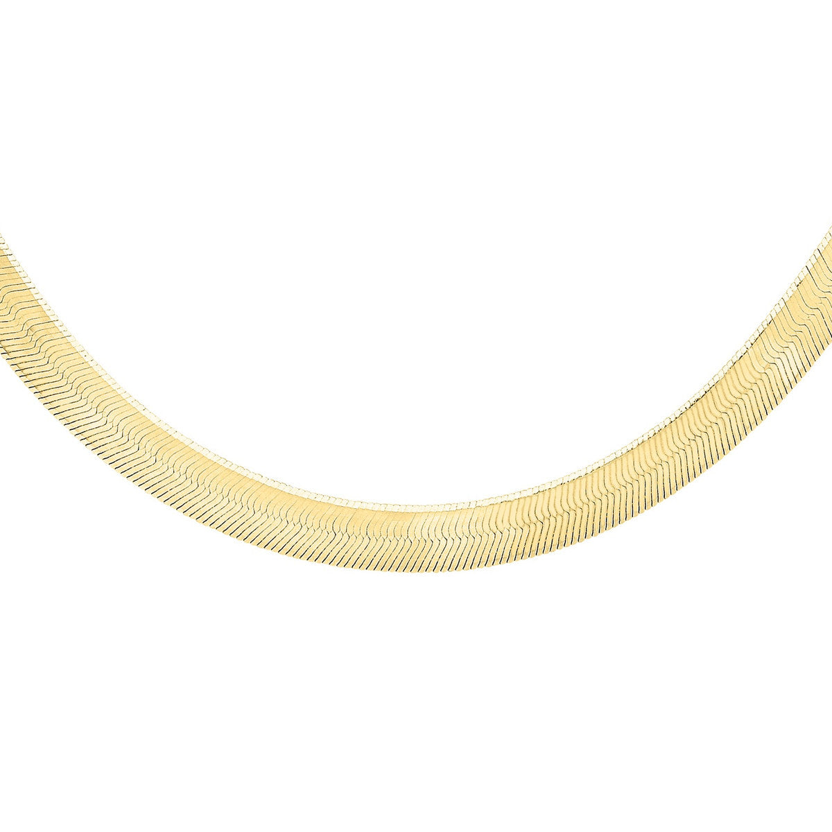 18ct Yellow Gold Herringbone Necklace — 4.9mm main image