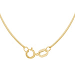18ct Yellow Gold Mini Round Snake Chain — 0.7mm detail image