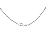 18ct White Gold Spiga Chain — 1mm detail image