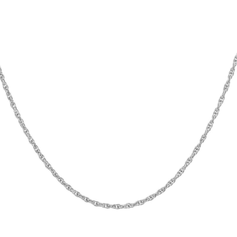 18ct White Gold 'Prince of Wales' Necklace — 0.8mm detail image