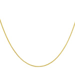 18ct Yellow Gold Spiga Chain — 1.1mm detail image