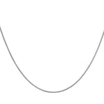 18ct White Gold Spiga Chain — 1.1mm detail image