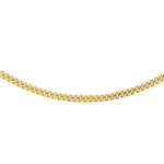 18ct Yellow Gold Diamond Cut Curb Chain — 0.8mm main image