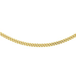 18ct Yellow Gold Diamond Cut Curb Necklace — 1.5mm main image