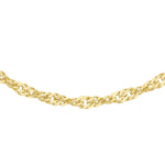 18ct Yellow Gold Twist Curb Chain — 0.9mm main image