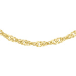 18ct Yellow Gold Twist Curb Necklace — 1.1mm main image