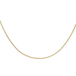 18ct Yellow Gold Diamond Cut Curb Chain — 1.2mm detail image