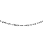 18ct White Gold Diamond Cut Curb Chain — 0.8mm main image