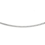 18ct White Gold Diamond Cut Curb Necklace — 1.8mm main image