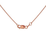 18ct Rose Gold Diamond Cut Curb Chain — 0.8mm detail image