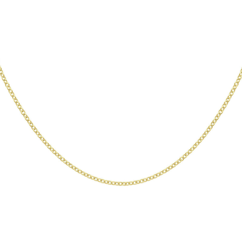 18ct Yellow Gold Trace Necklace — 1.6mm detail image