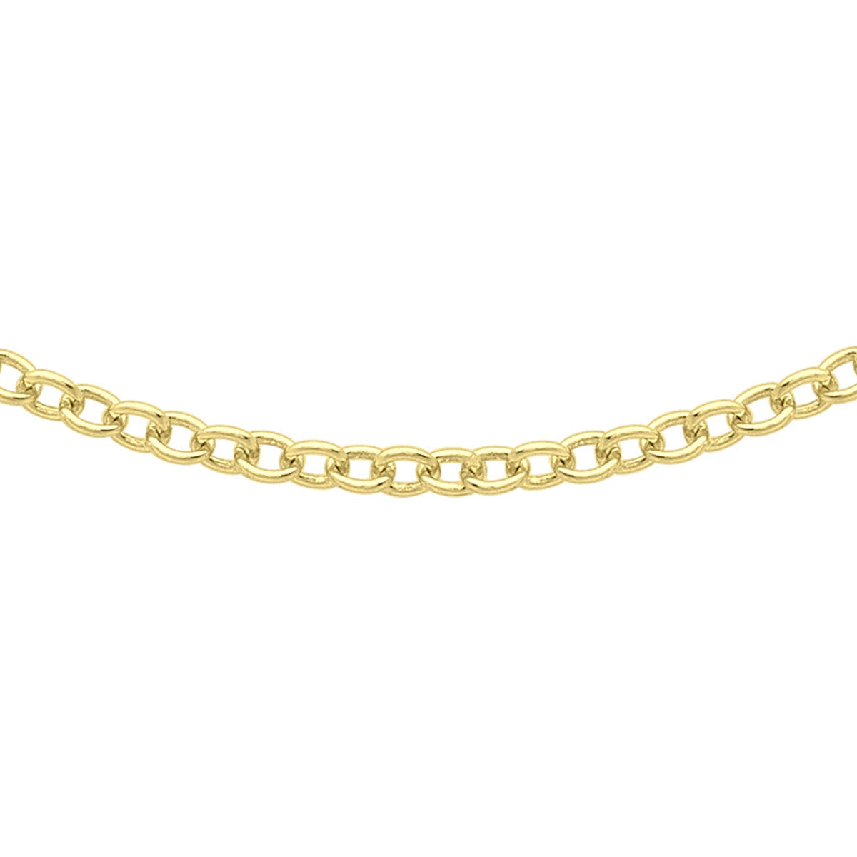 18ct Yellow Gold Trace Necklace — 1.6mm main image