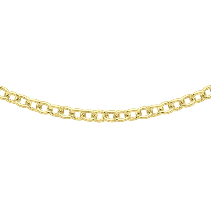 18ct Yellow Gold Trace Necklace — 1.6mm main image
