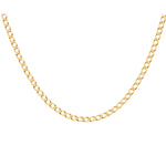 18ct Yellow Gold Solid Curb Necklace — 4.9mm detail image
