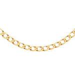 18ct Yellow Gold Solid Curb Necklace — 4.9mm main image