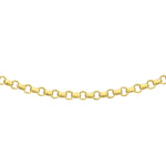 18ct Yellow Gold Round Belcher Chain — 1.1mm main image