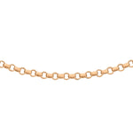 18ct Rose Gold Round Belcher Chain — 1.1mm main image