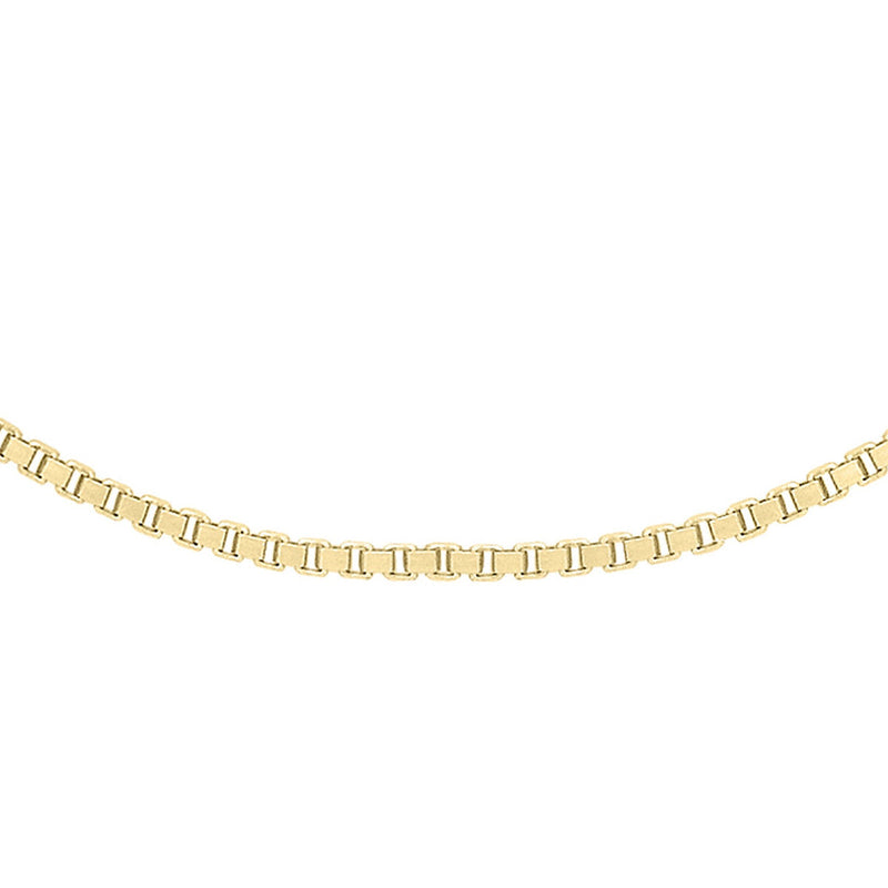 18ct Yellow Gold Venetian Box Necklace — 0.6mm main image