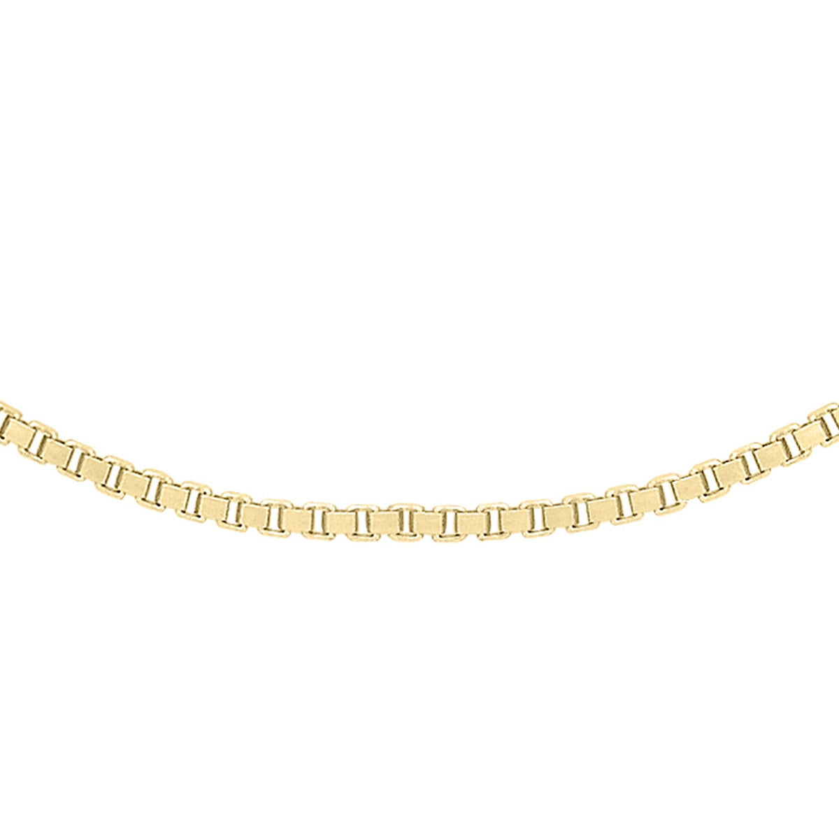 18ct Yellow Gold Venetian Box Necklace — 1.2mm main image