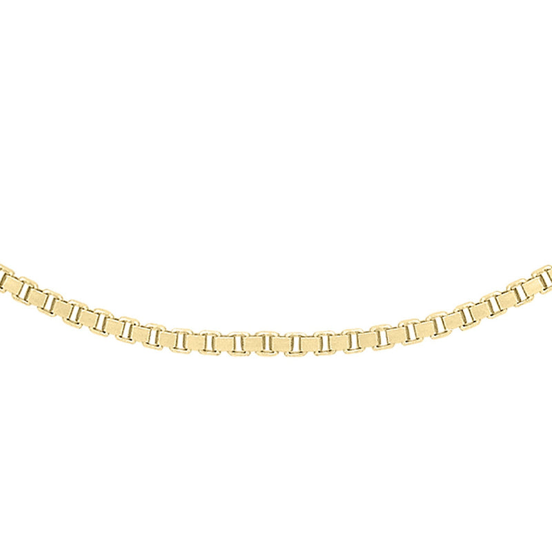 18ct Yellow Gold Venetian Box Necklace — 1.2mm main image