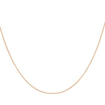 18ct Rose Gold Venetian Box Adjustable Necklace — 0.7mm detail image
