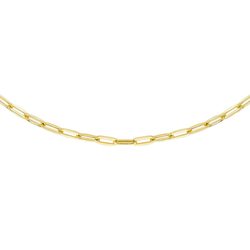 18ct Yellow Gold Paper Necklace — 2.3mm main image