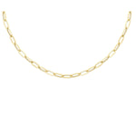 18ct Yellow Gold Paper Necklace — 3.5mm detail image