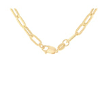 18ct Yellow Gold Paper Necklace — 3.5mm detail image