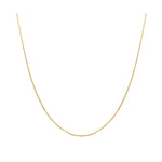 18ct Yellow Gold 8-Sided Box Chain detail image
