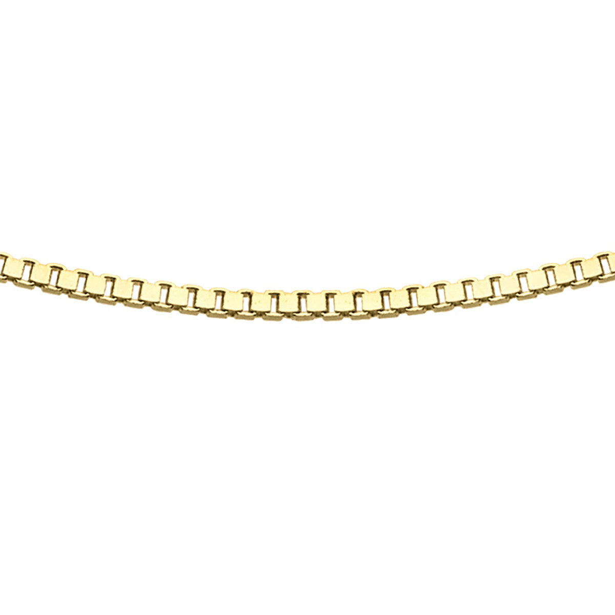 18ct Yellow Gold 8-Sided Box Chain main image