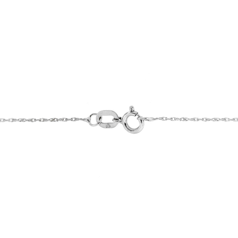 18ct White Gold 'Prince of Wales' Necklace — 0.7mm detail image