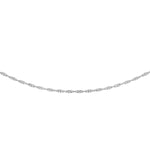 18ct White Gold 'Prince of Wales' Necklace — 0.7mm main image