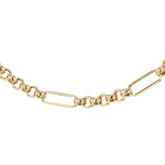 18ct Yellow Gold Hollow Figabelcher Chain Necklace — Chain 3.7mm main image