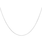 18ct White Gold Snake Chain — 0.7mm detail image