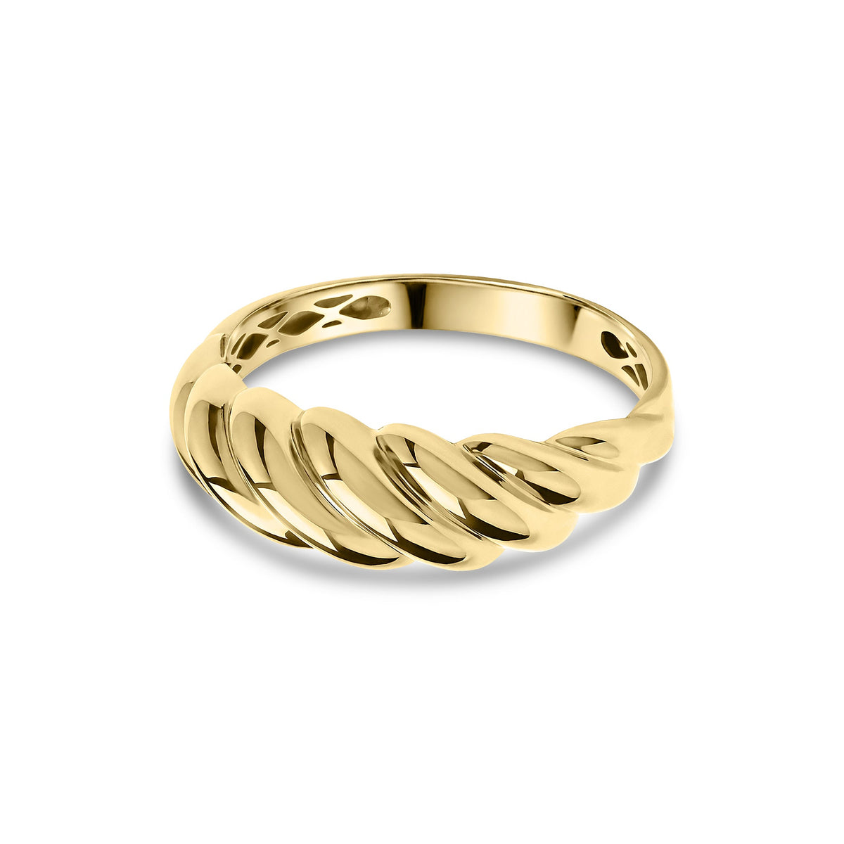 9ct Yellow Gold Rope Ring