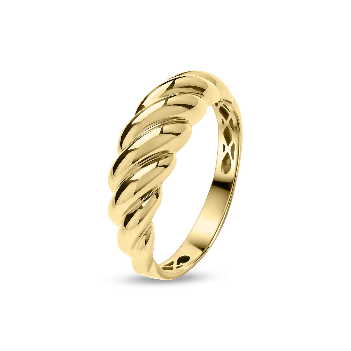9ct Yellow Gold Rope Ring