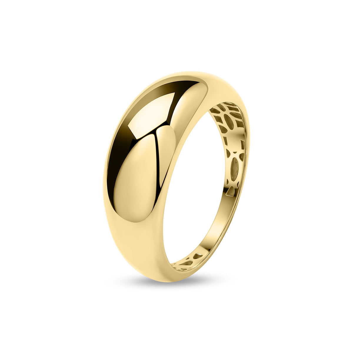 9ct Yellow Gold Dome Ring