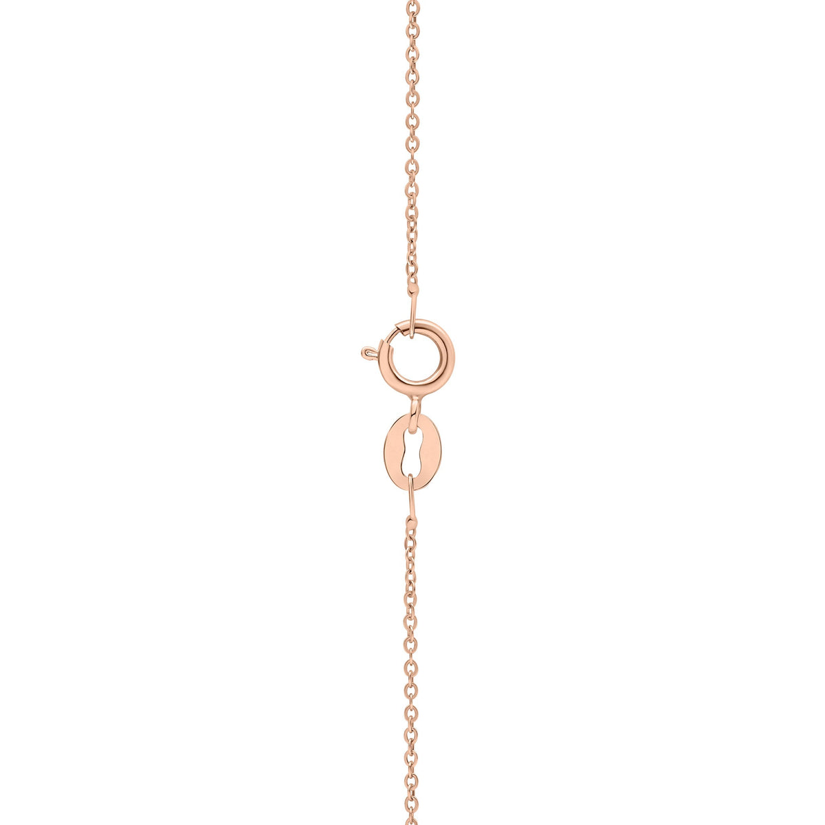 9ct Rose Gold Natural Octagonal Citrine & Diamond Statement Halo Pendant Necklace