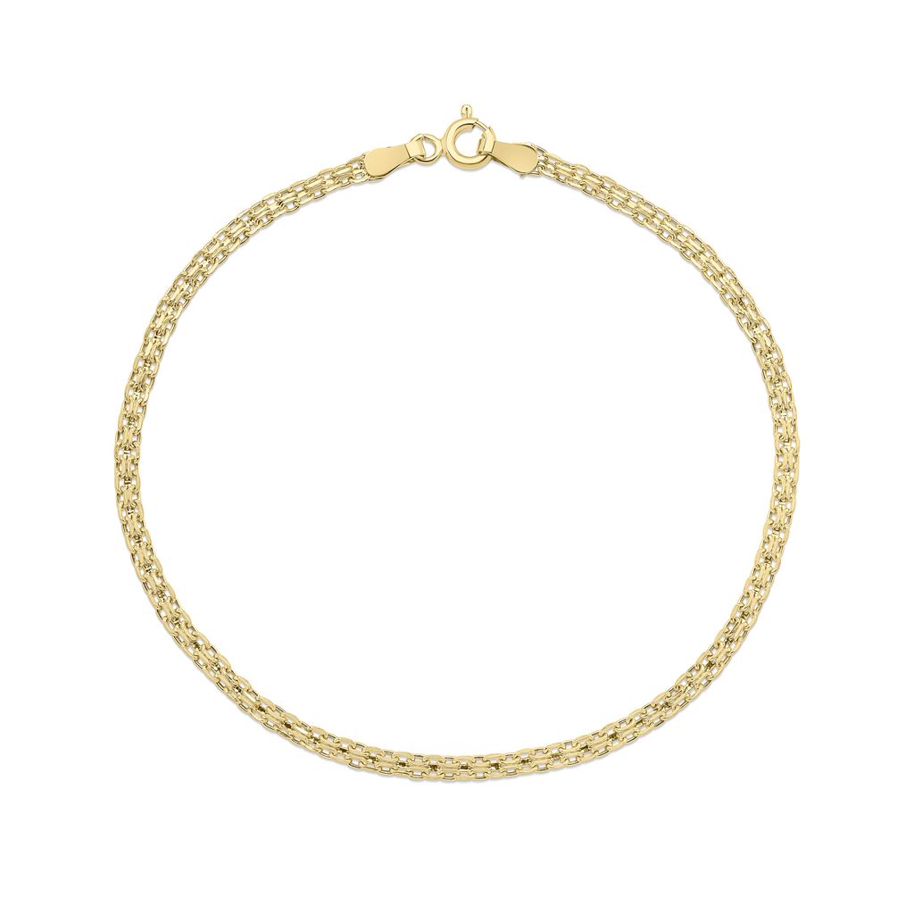 9ct Yellow Gold Bismark Bracelet