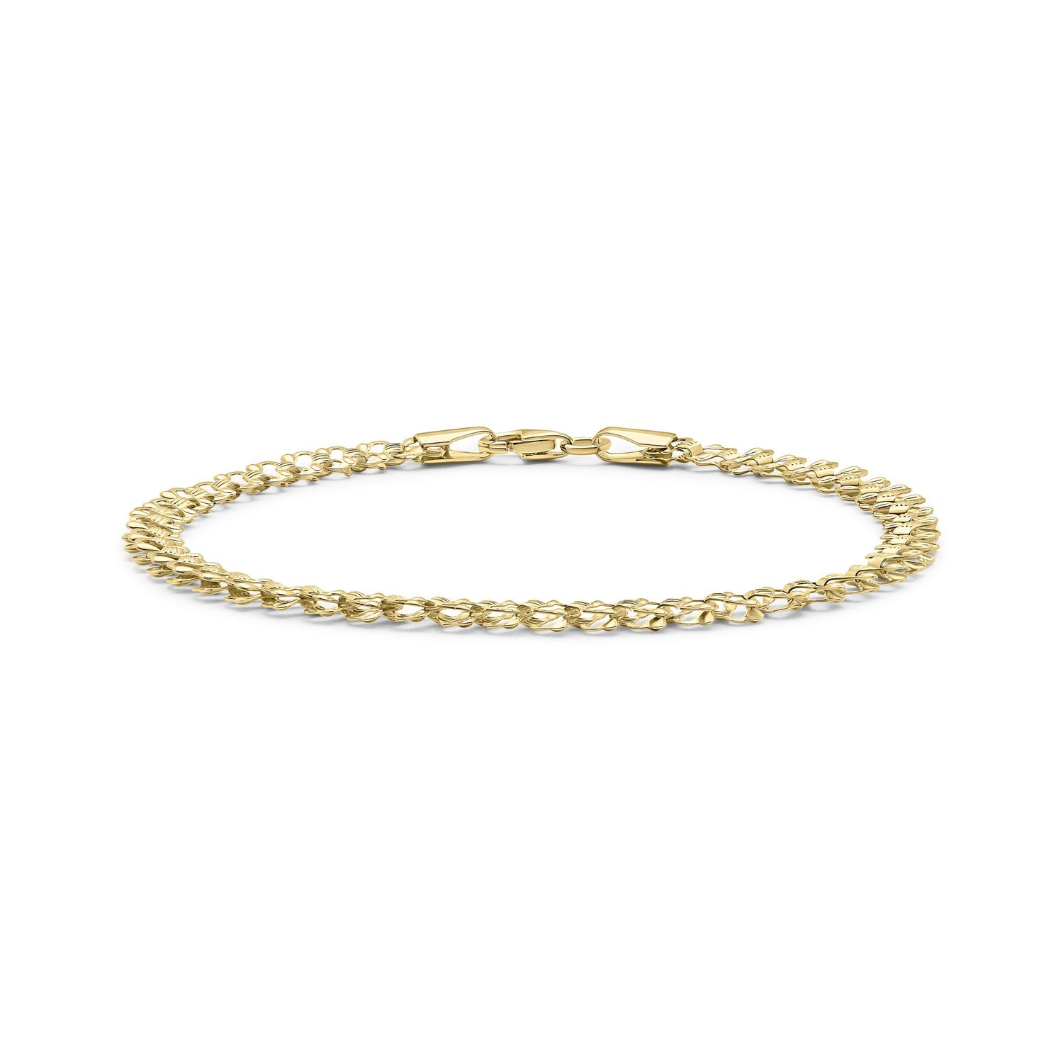 9ct Yellow Gold 5mm Serpentine Bracelet