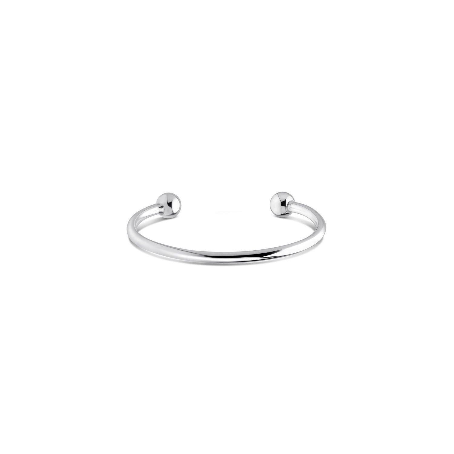 Sterling Silver Torque Baby Bangle