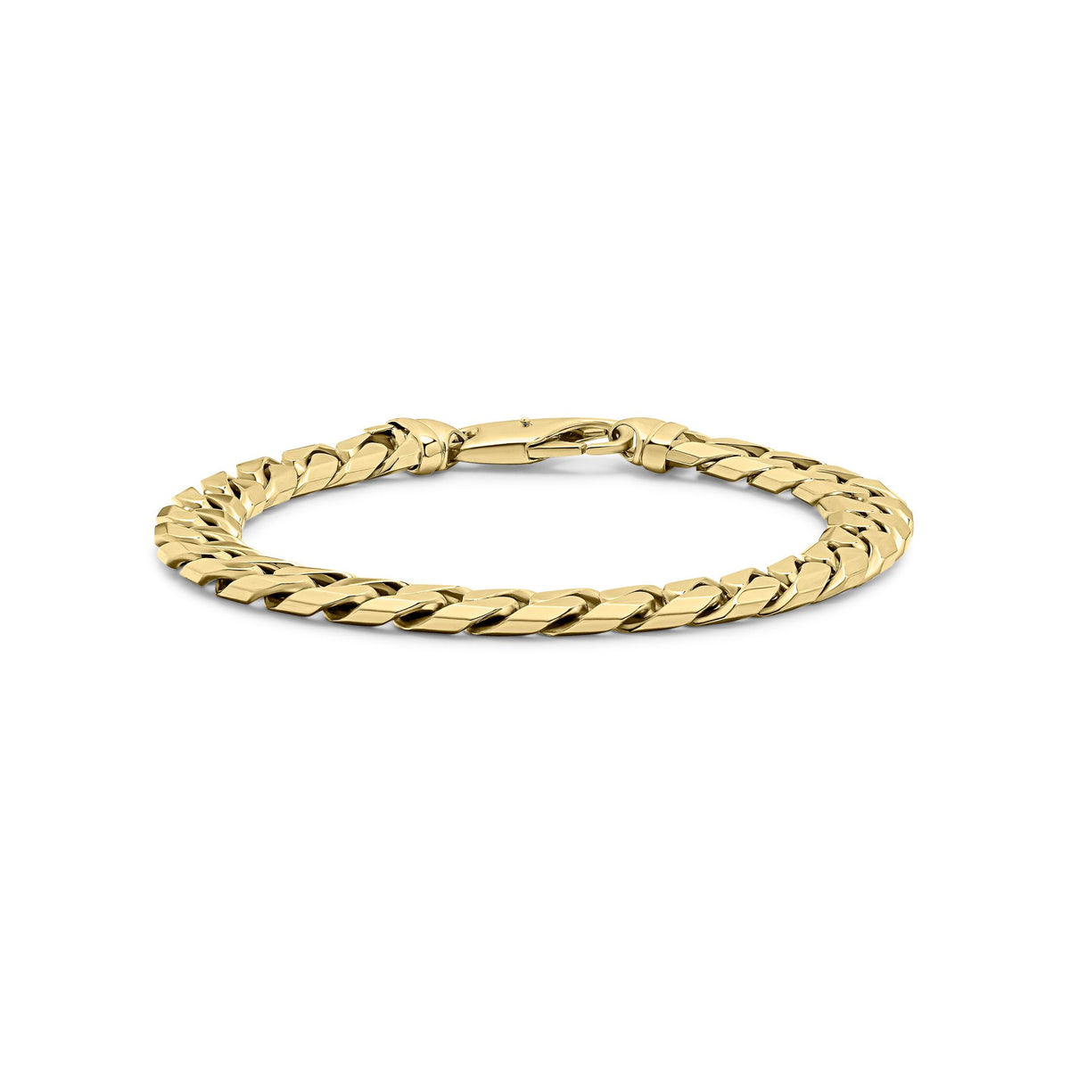 9ct Yellow Gold Tight Link Curb Bracelet