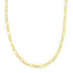 9ct Yellow Gold 4.7mm Figaro Chain