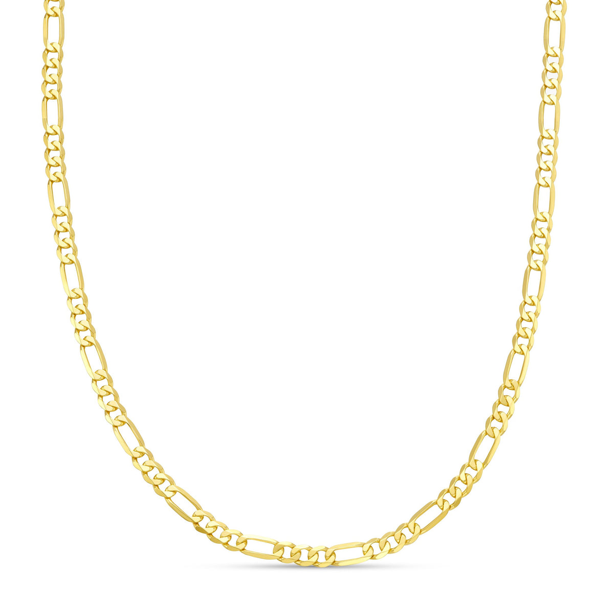 9ct Yellow Gold 4.7mm Figaro Chain