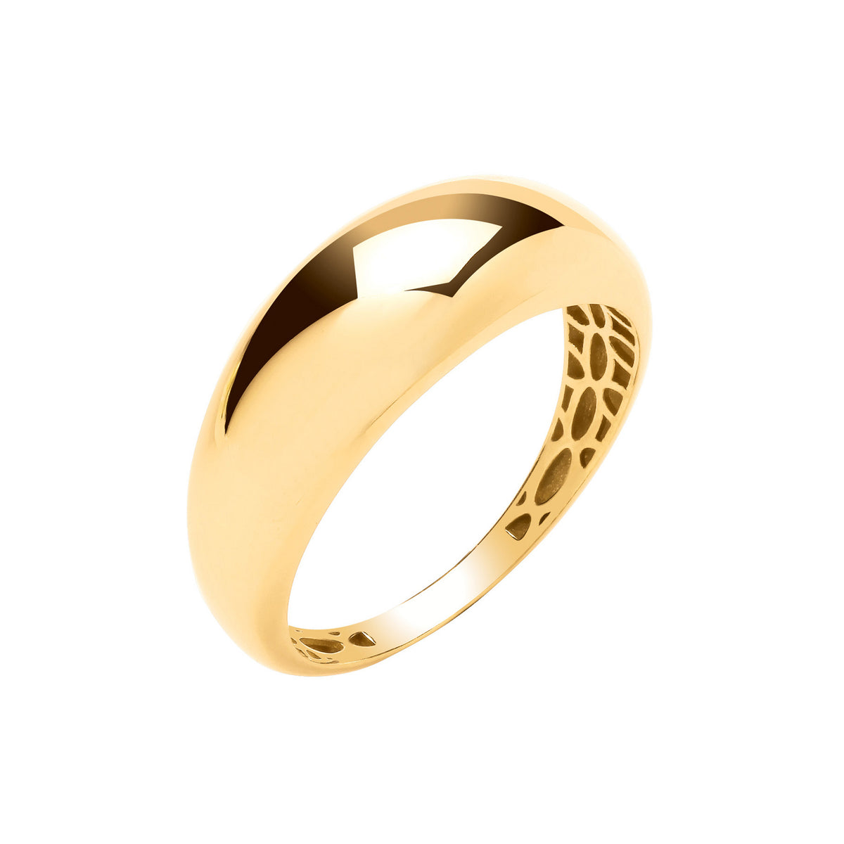 9ct Yellow Gold Dome Ring