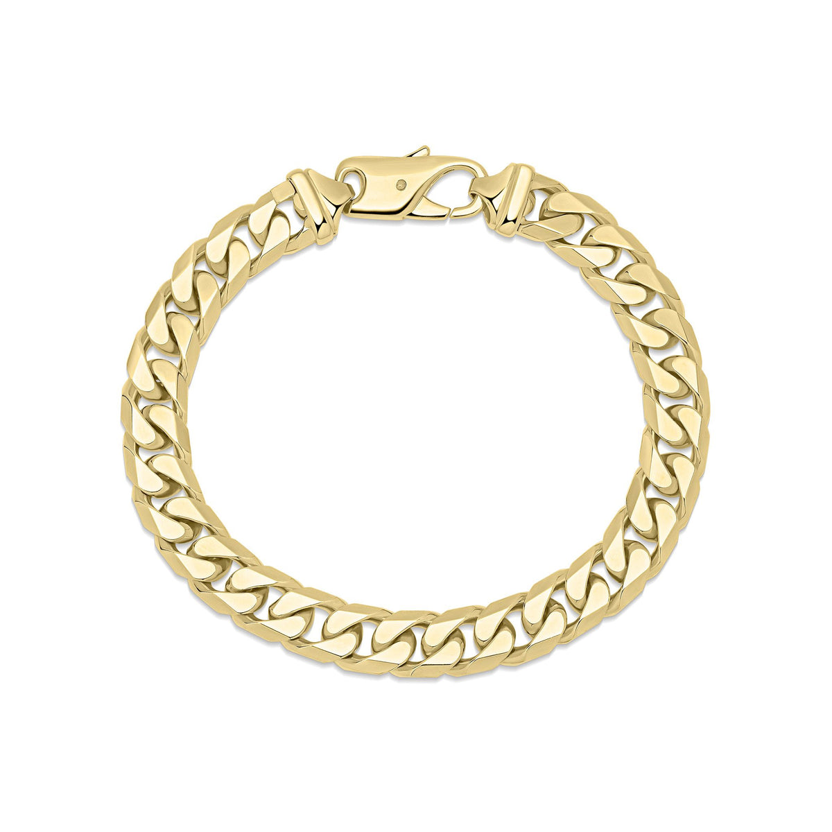9ct Yellow Gold Tight Link Curb Bracelet